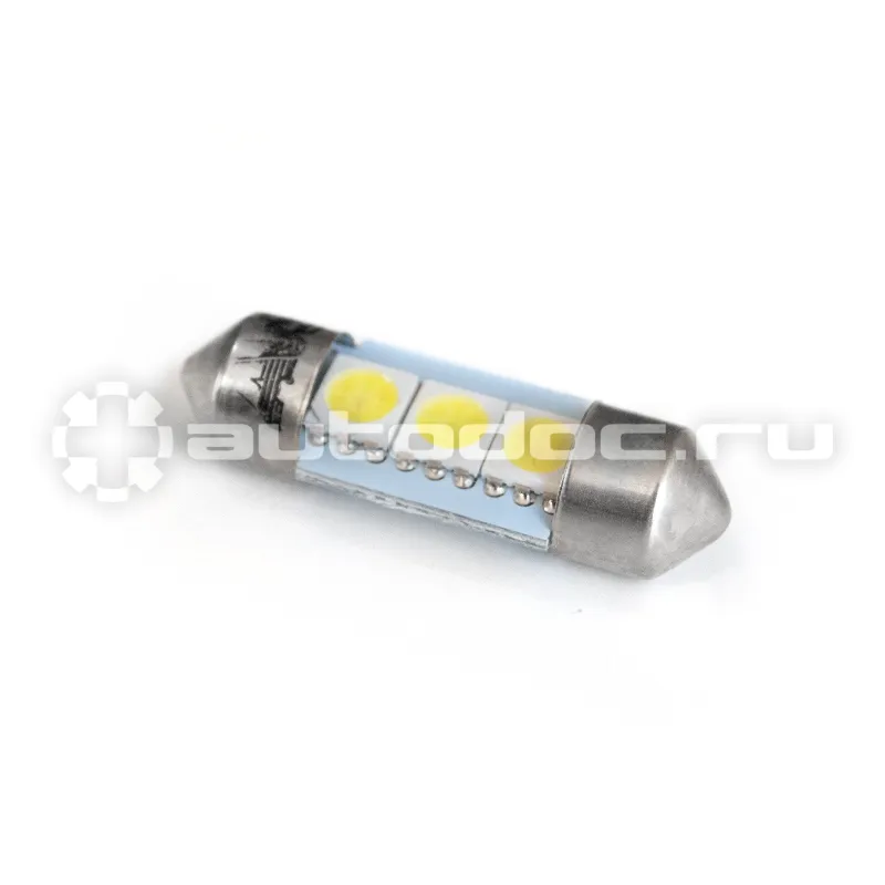 AVS Лампы светодиодные T11 SV010  | белый |  (SV8,5 | 8) 3SMD 5050 31мм