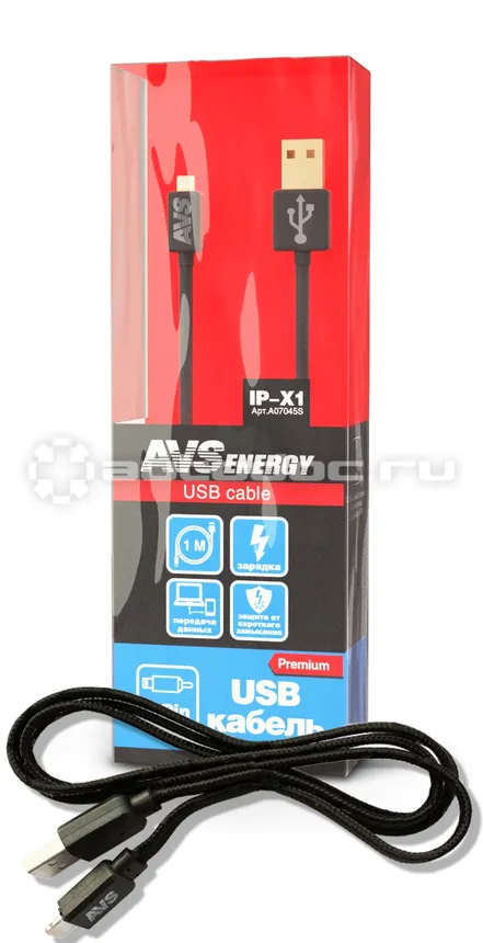 AVS Кабель для iphone 5 | 6 | 7 | Х IP-X1