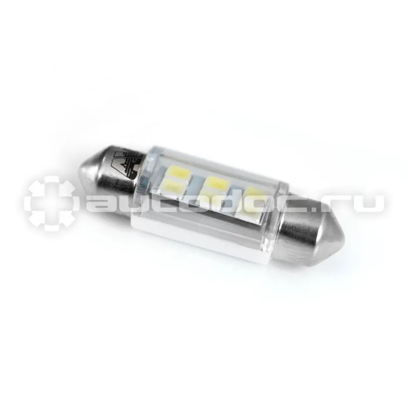 AVS Лампы светодиодные T11 SV037  | белый |  (SV8,5) 6SMD 2835, 36 мм