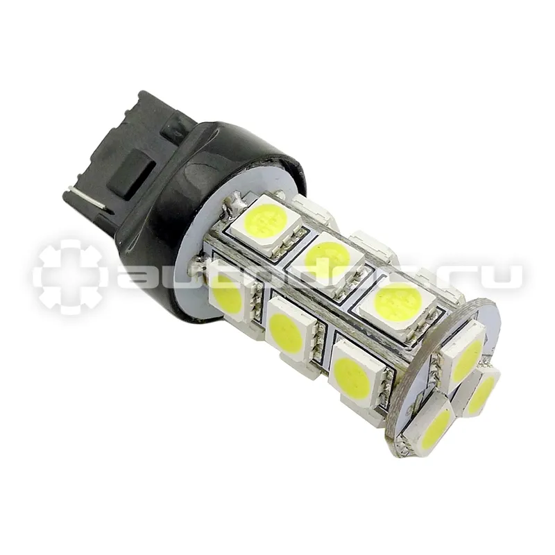 AVS Лампы светодиодные T20 T050B  | белый | (W3*16D) 18SMD 5050, 2 contact