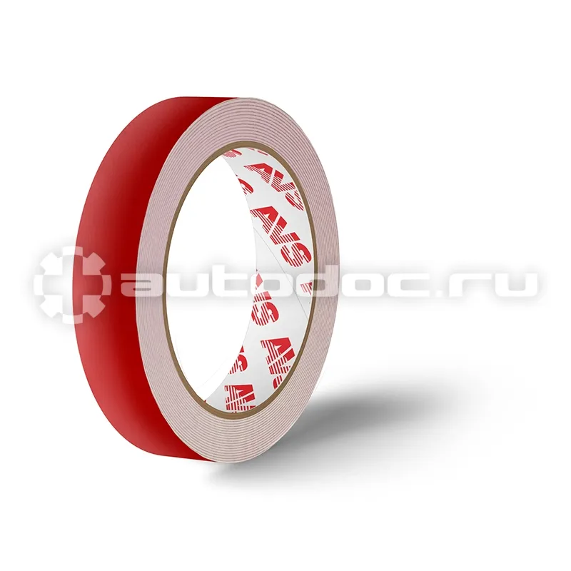 AVS Лента клейкая двусторонняя SCH-014 12 mm x 5 m вспененная основа (белая)