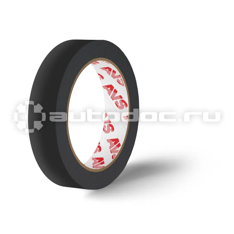 AVS Лента клейкая двусторонняя SCH-022 22 mm x 5 m вспененная основа (черная)