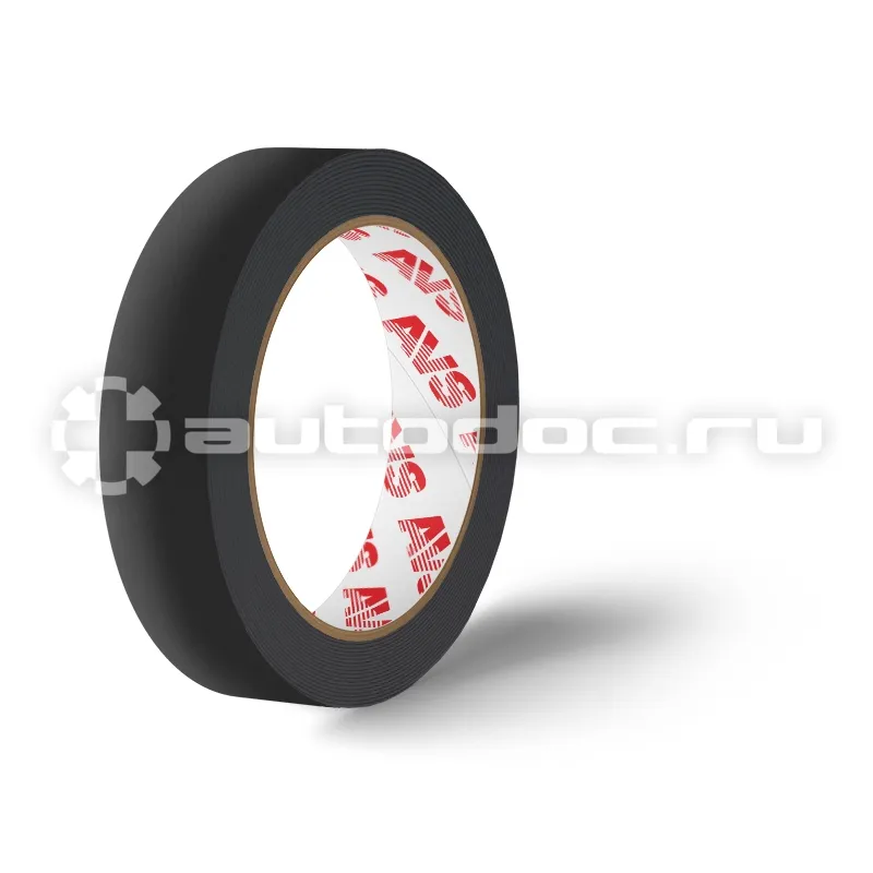 AVS Лента клейкая двусторонняя SCH-023 30 mm x 5 m вспененная основа (черная)