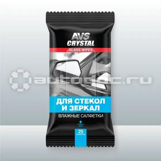 AVS Влажные салфетки "Для Стекол и Зеркал" AVK-200