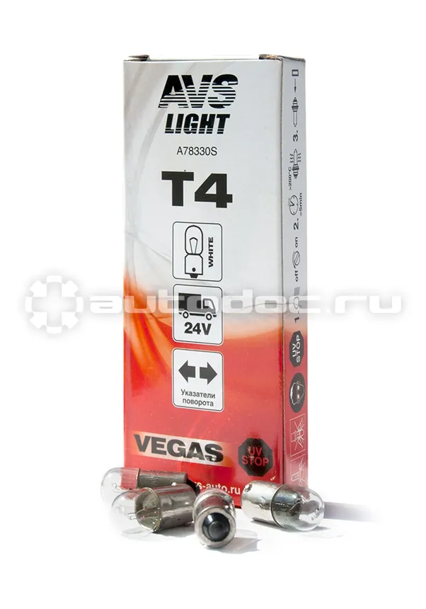 AVS Лампа накаливания T4