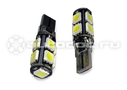 AVS Лампы светодиодные T10 C011 | белый |  (W2.1x9.5D)