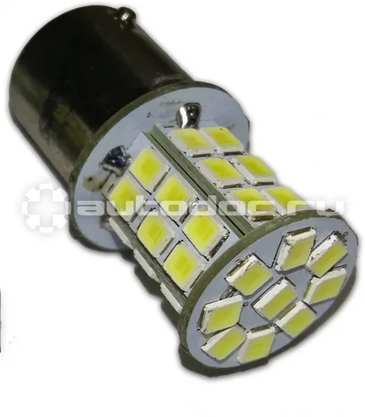 AVS Лампы светодиодные T15 S105B  | белый |  (BAY15D) 39SMD 2835 10-30V 2 contact