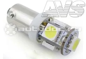 AVS Лампы светодиодные T8 В008  | белый |  (BA9S) 5SMD 5050