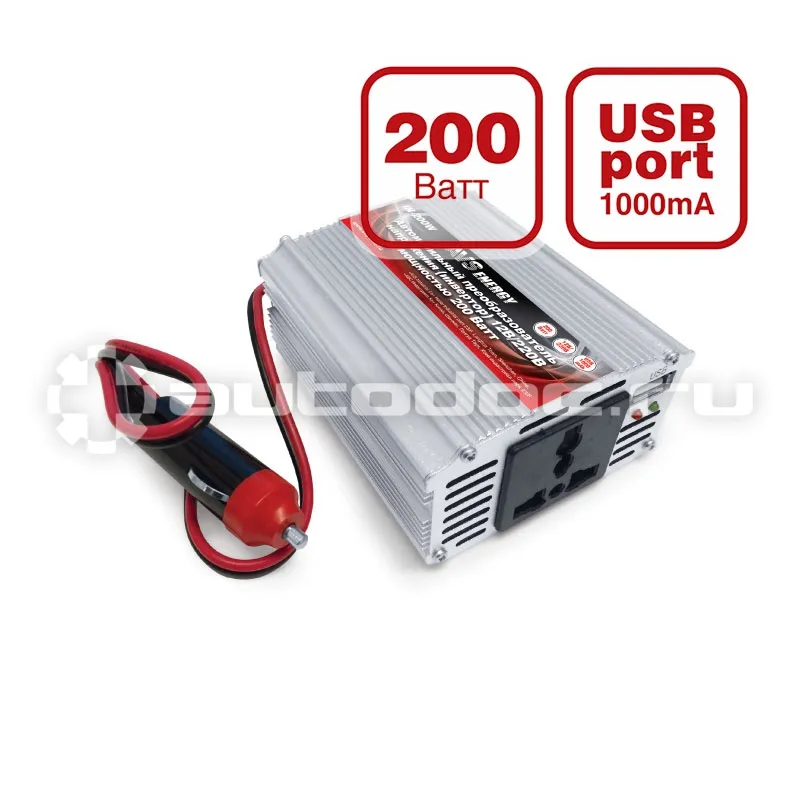 AVS IN-200W Автомобильный инвертор