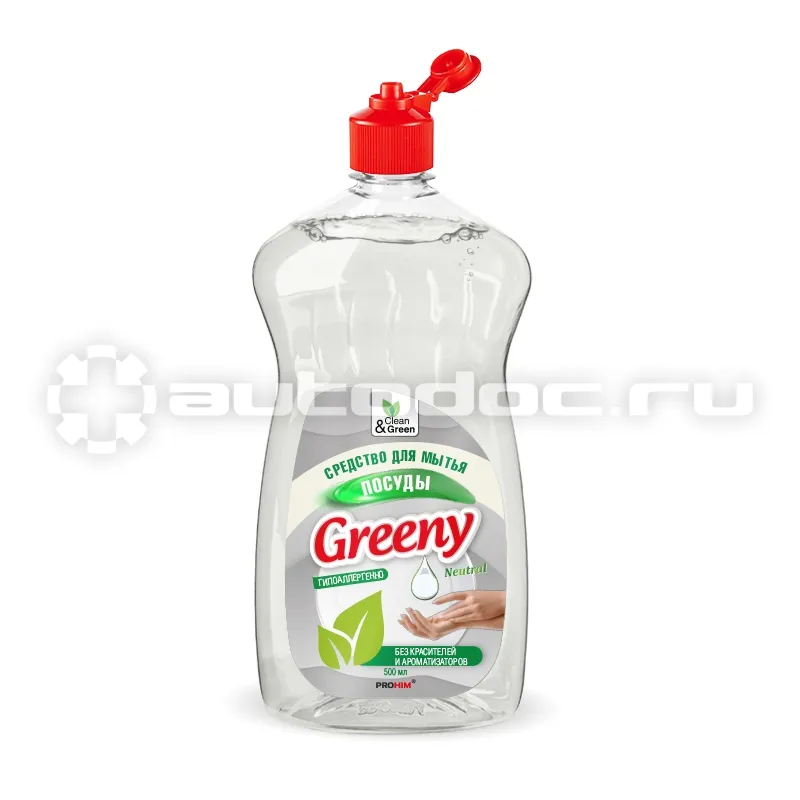 AVS Средство для мытья посуды "Greeny" Neutral Clean&Green