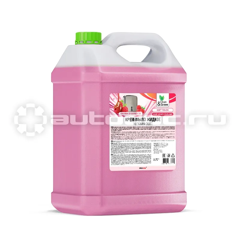 AVS Крем-мыло жидкое "Soapy" малина в карамели увлажняющее Clean&Green CG8151