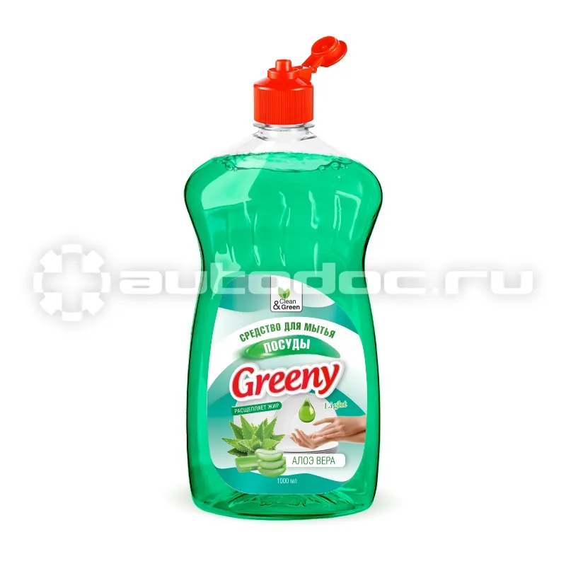 AVS Средство для мытья посуды "Greeny" Light "Алоэ вера" Clean&Green