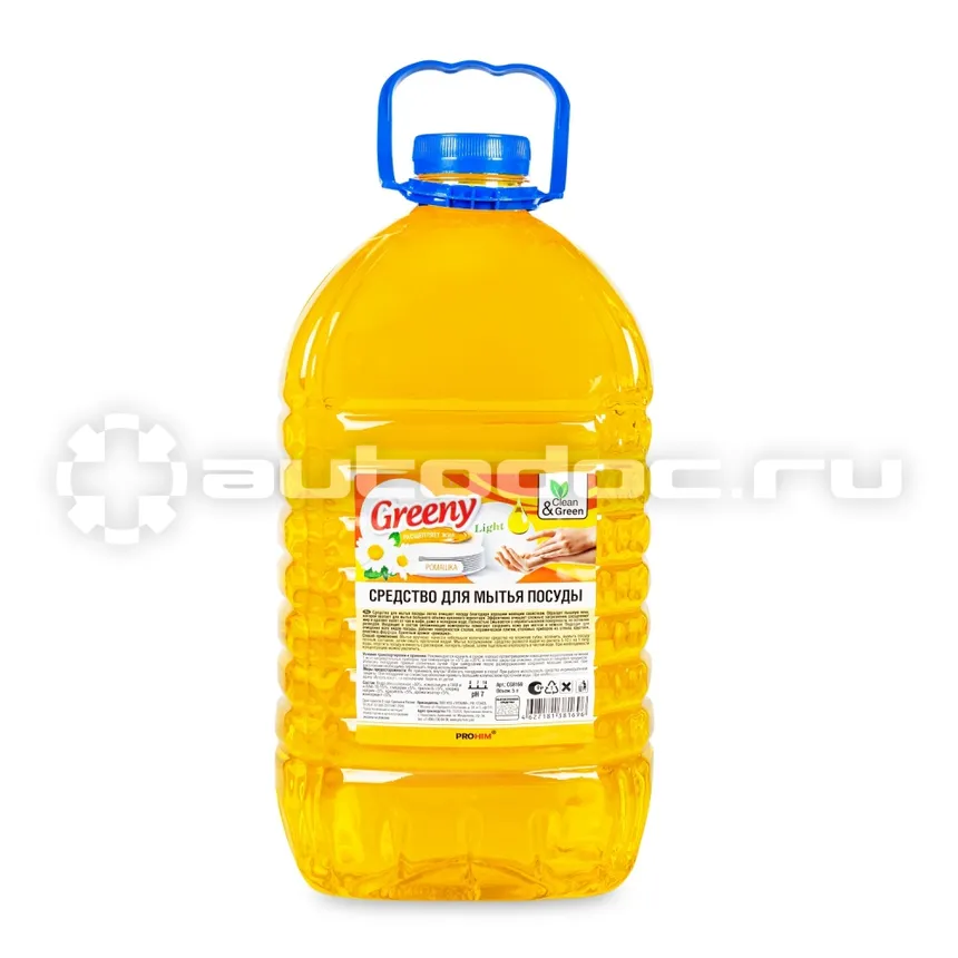 AVS Средство для мытья посуды "Greeny" Light "Ромашка" Clean&Green