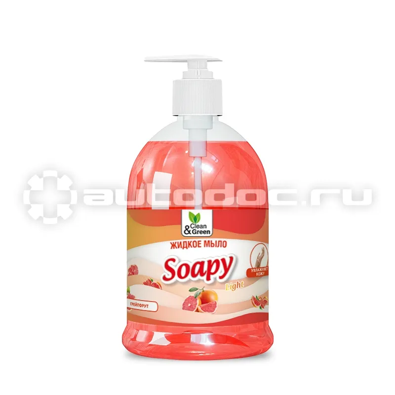 AVS Жидкое мыло "Soapy" эконом "Грейпфрут" с дозатором Clean&Green CG8243