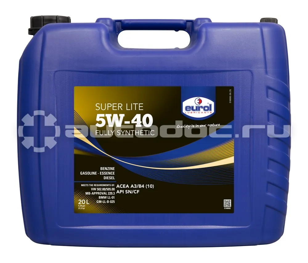 EUROL SUPER LITE 5W-40 (ECOBOX)