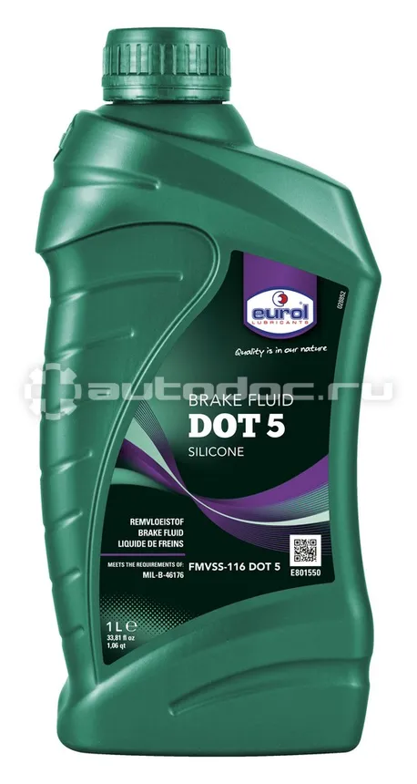 EUROL BRAKEFLUID DOT 5 SILICONE