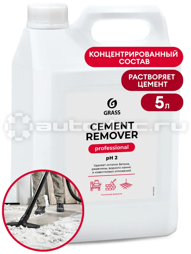 GRASS CEMENT REMOVER Средство для очистки после ремонта