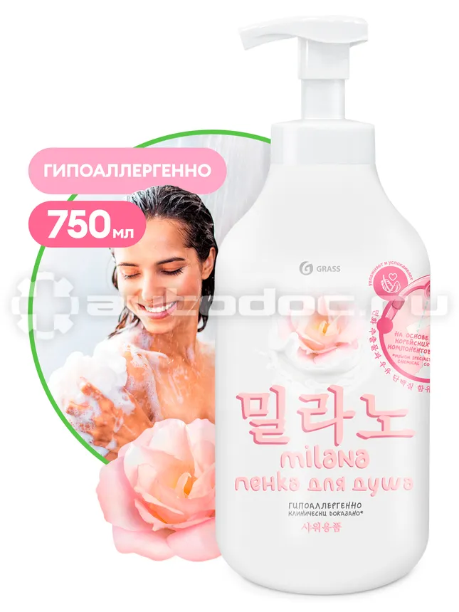 GRASS Гель для душа Milana