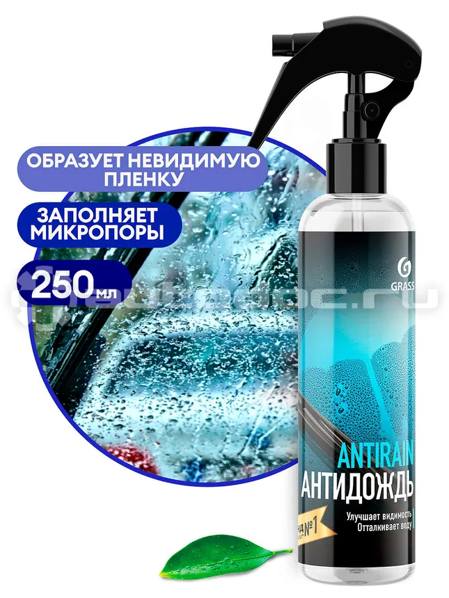 GRASS ANTIRAIN Средство для стекол и зеркал Антидождь
