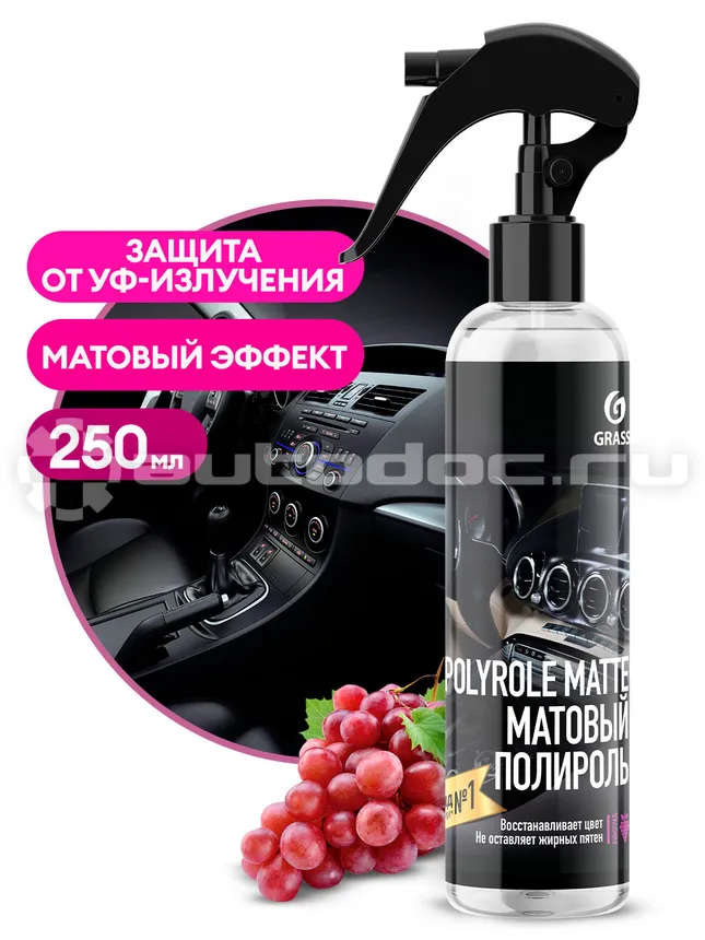 GRASS POLYROLE MATTE Полироль-очиститель пластика