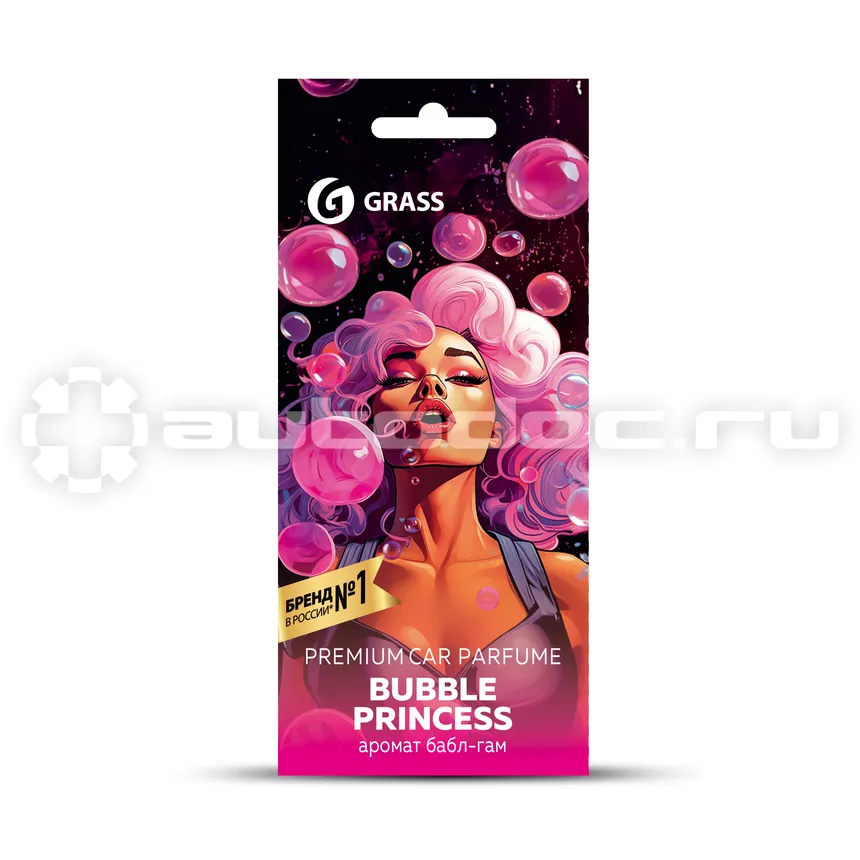 GRASS Ароматизатор воздуха картонный Bubble princess