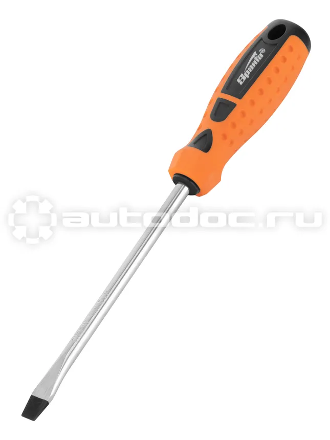 SPARTA Отвертка "Point", SL8 х 150 мм, CrV, двухкомпонентная рукоятка