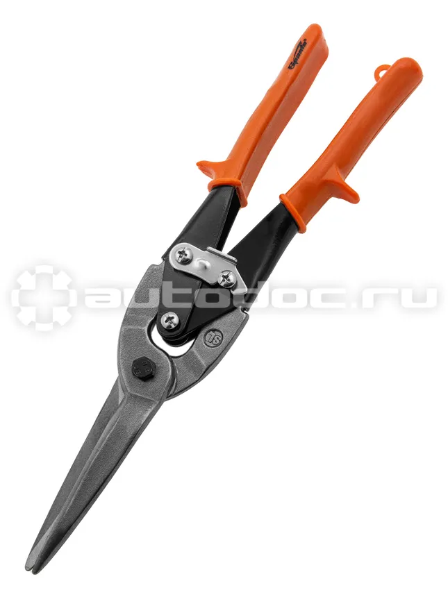 SPARTA 783165 Ножницы по металлу, удлиненные, 290 мм, пряморежущие, обрезиненные рукоятки