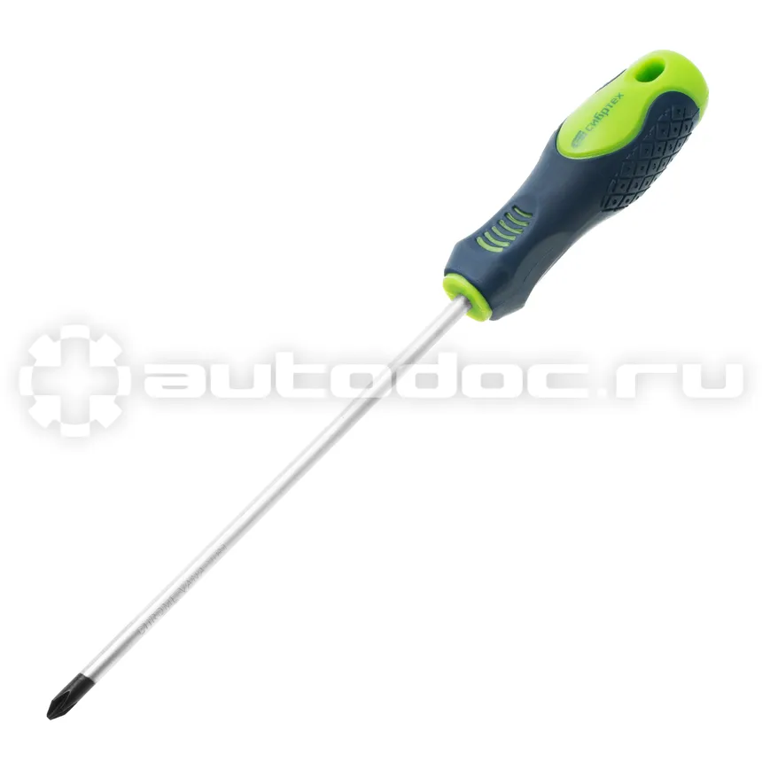 СИБРТЕХ Отвертка, PH1 х 150 мм, CrV, двухкомпонентная рукоятка
