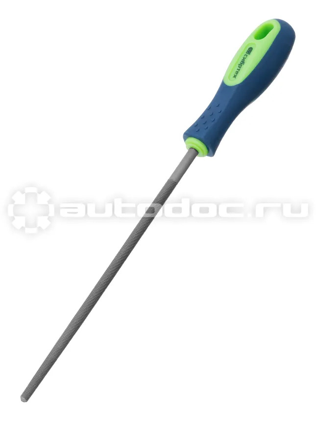 СИБРТЕХ Напильник, 200 мм, круглый, двухкомпонентная рукоятка, №2
