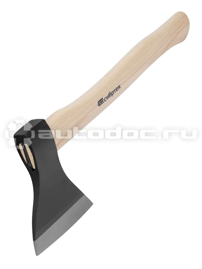 СИБРТЕХ Топор ТП11-10, 1000 гр., в сборе, кованый, деревянное топорище