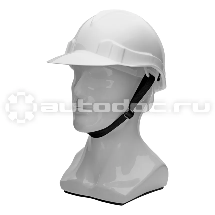 СИБРТЕХ 89114 Каска защитная из ударопрочной пластмассы, модель Европа (К-01), белая Россия