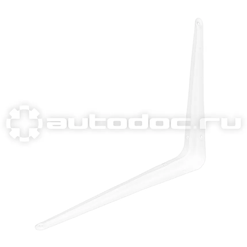 СИБРТЕХ Кронштейн угловой с ребром, 200х250 мм, белый
