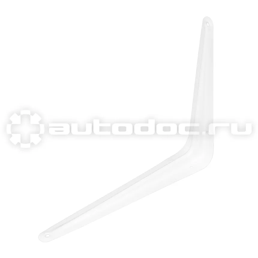 СИБРТЕХ Кронштейн угловой с ребром, 175х225 мм, белый