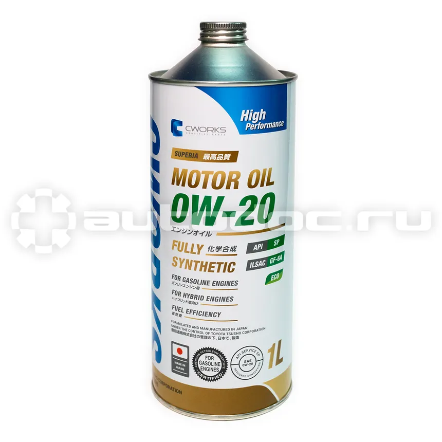 CWORKS SUPERIA OIL 0W-20 SP | GF-6A