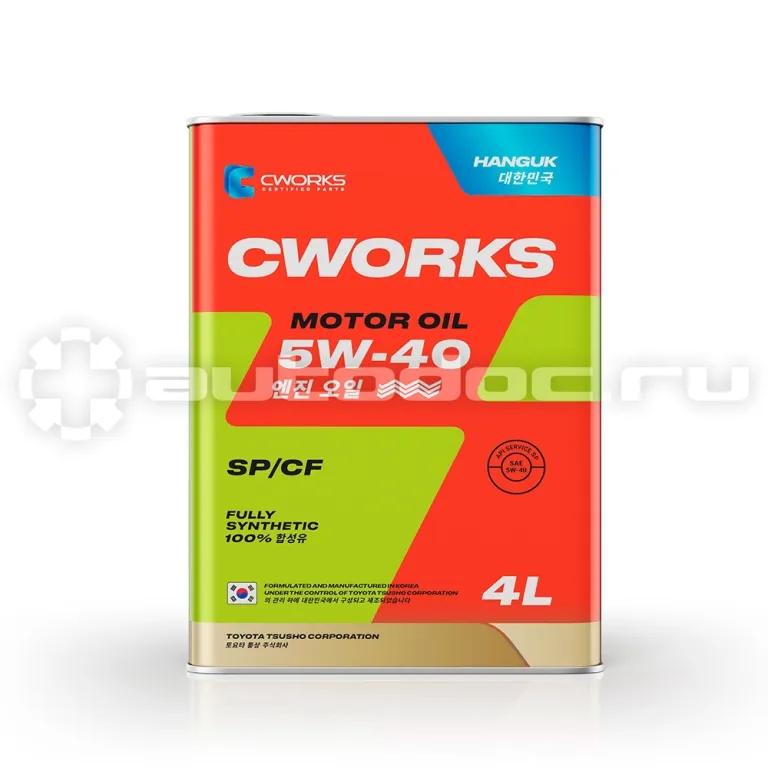CWORKS HANGUK MOTOR OIL 5W-40 SP/CF