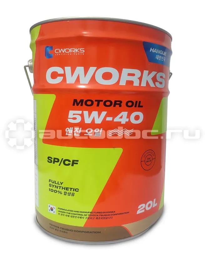 CWORKS HANGUK MOTOR OIL 5W-40 SP/CF