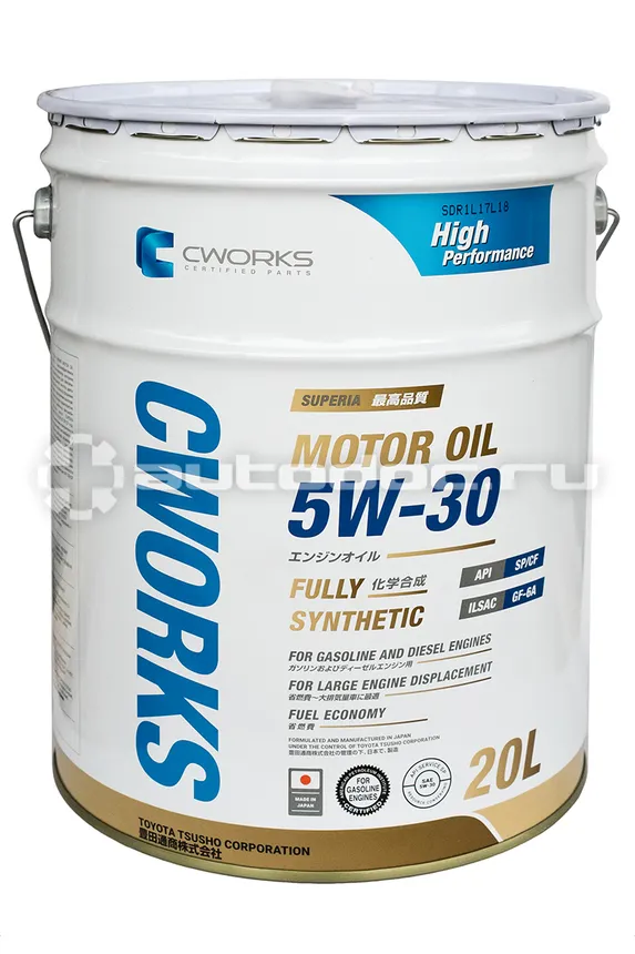 CWORKS SUPERIA OIL 5W-30 SP | CF