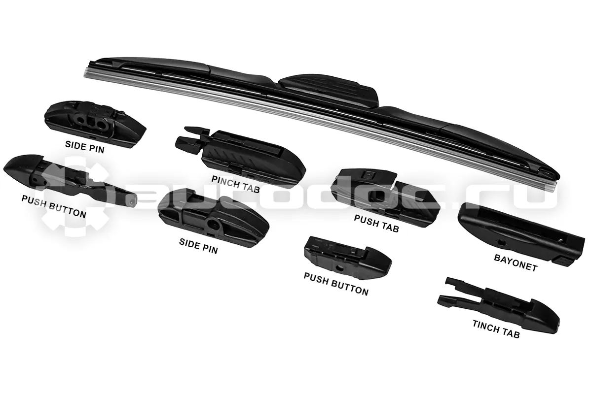 CWORKS Щетка стеклоочистителя с адаптерами 14" | 350 mm, гибридная