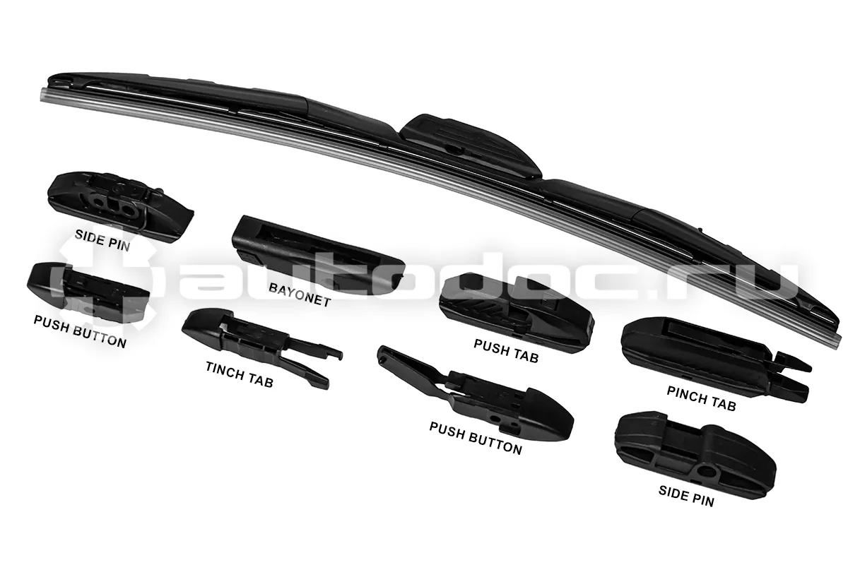 CWORKS Щетка стеклоочистителя с адаптерами 17" | 430 mm, гибридная
