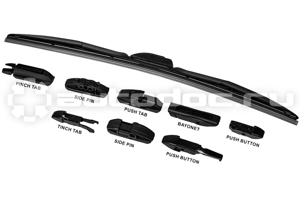 CWORKS Щетка стеклоочистителя с адаптерами 21" | 530 mm, гибридная