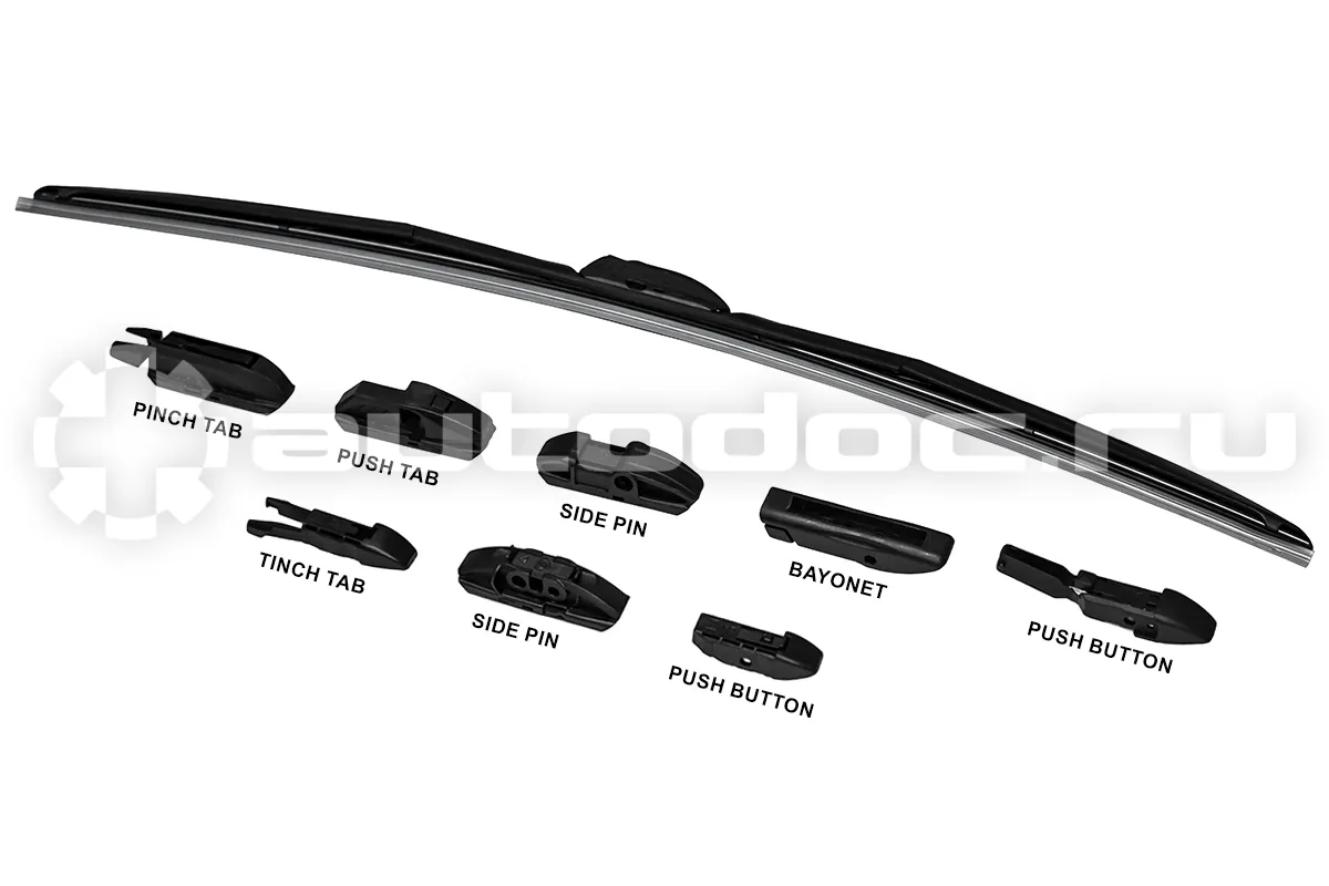 CWORKS Щетка стеклоочистителя с адаптерами 26" | 650 mm, гибридная