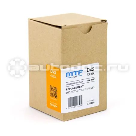 MTF LIGHT Лампа ксеноновая DxS штатная 4300K (D1S | D2S | D3S | D4S | D8S)