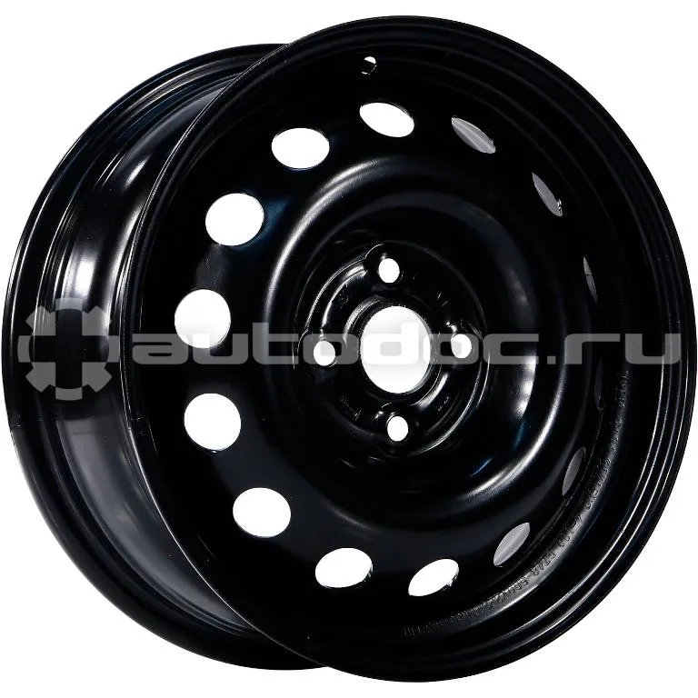 TREBL Диск колесный 64A49A(newD5) (коробка) 6x15/4x100 ET49 D56.6 Black