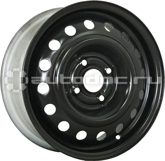 TREBL Диск колесный X40039(newD5) 5.5x15/4x100 ET45 D54.1 Black