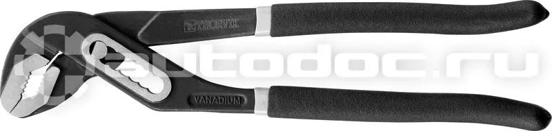 THORVIK BJP0300 Клещи переставные с коробчатым захватом и ПВХ рукоятками, 300 мм, 0-44 мм