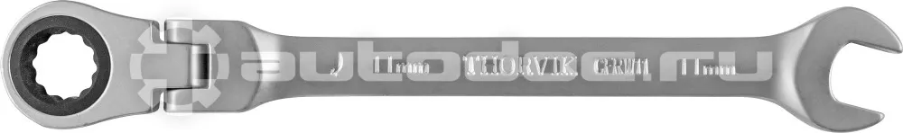 THORVIK Ключ гаечный комбинированный трещоточный карданный, 11 мм