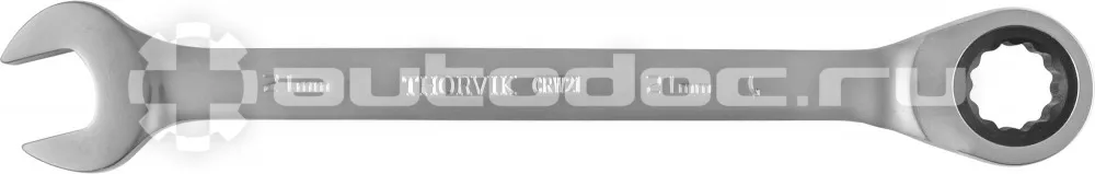 THORVIK Ключ гаечный комбинированный трещоточный, 21 мм