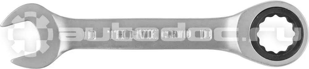 THORVIK CSRW10 Ключ гаечный комбинированный трещоточный короткий, 10 мм