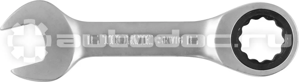 THORVIK Ключ гаечный комбинированный трещоточный короткий, 16 мм