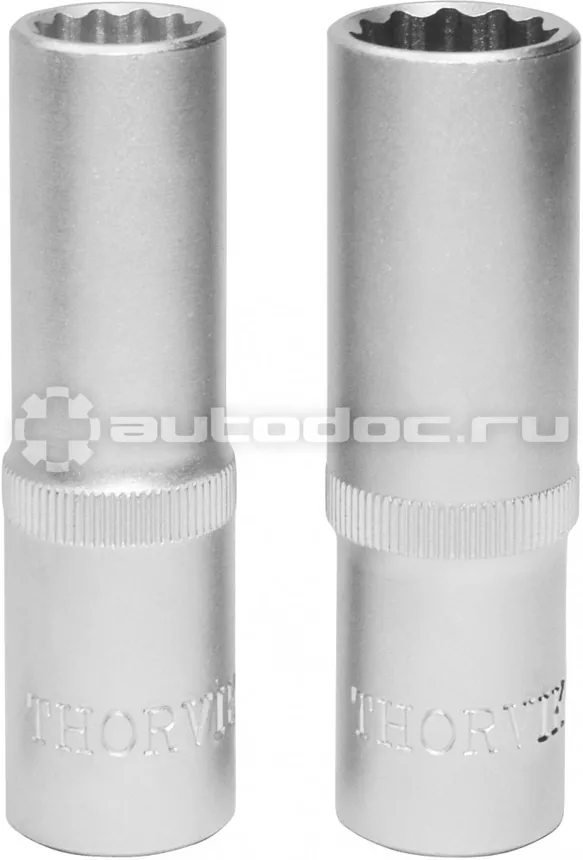 THORVIK Головка торцевая глубокая 12-гранная 1 | 2"DR, 17 мм